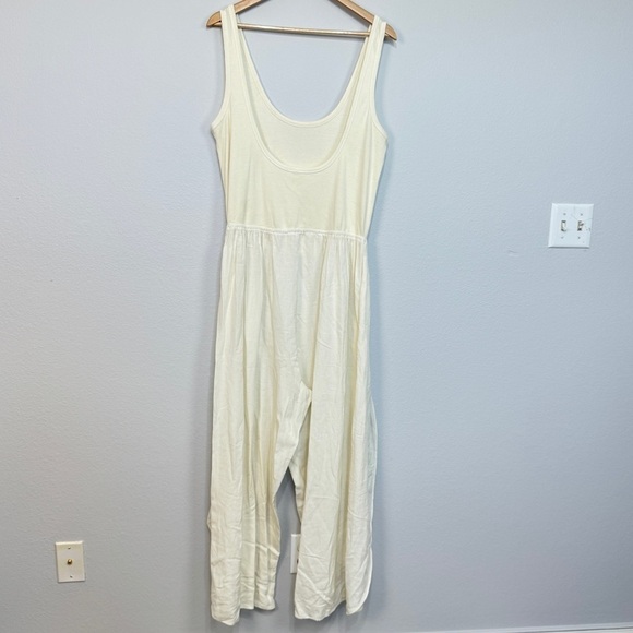 Free People Dune Breeze Linen Blend One Piece Jumpsuit Size XL Women - Picture 6 of 13